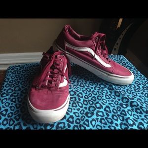 Worn Vans (Mens 8.5, Women's 10)